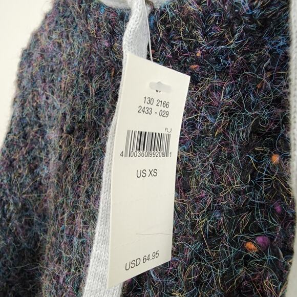 Aerie Offline Ribbed Sweater Hoodie NWT - Charcoal Gray XS - Picture 10 of 12